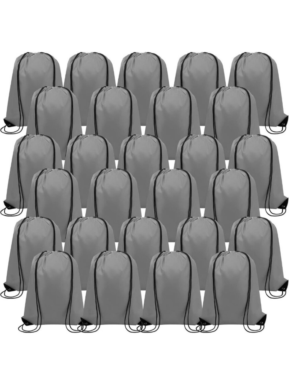 100 Drawstring Backpack Bags Bulk - Cinch Storage for Gym, School, Travel & DIY